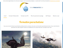 Tablet Screenshot of devenir-parachutiste.com